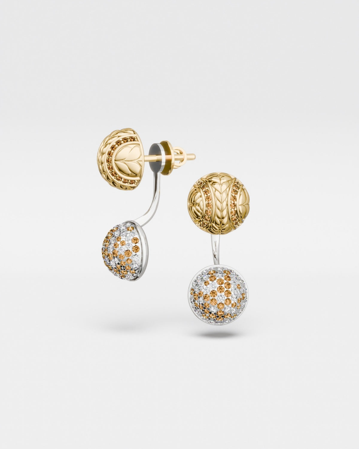 Tennis Ball Stud Earrings· Clay Court