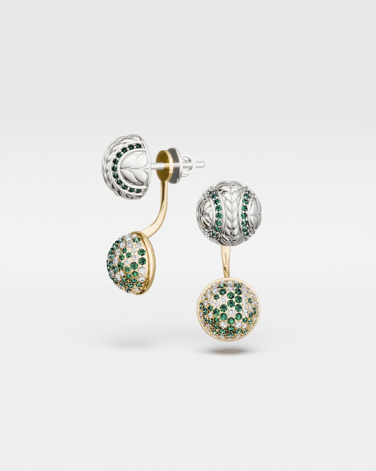 Clous d'oreilles Balle de Tennis · Gazon