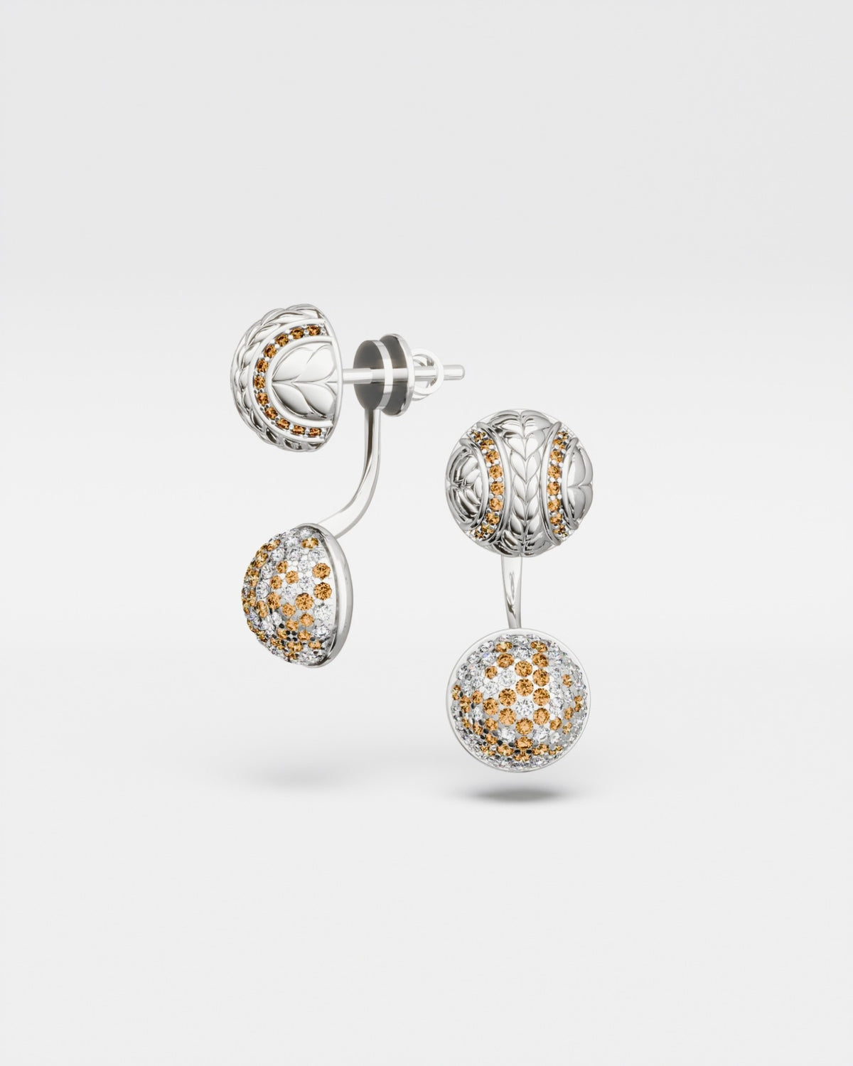 Tennis Ball Stud Earrings· Clay Court