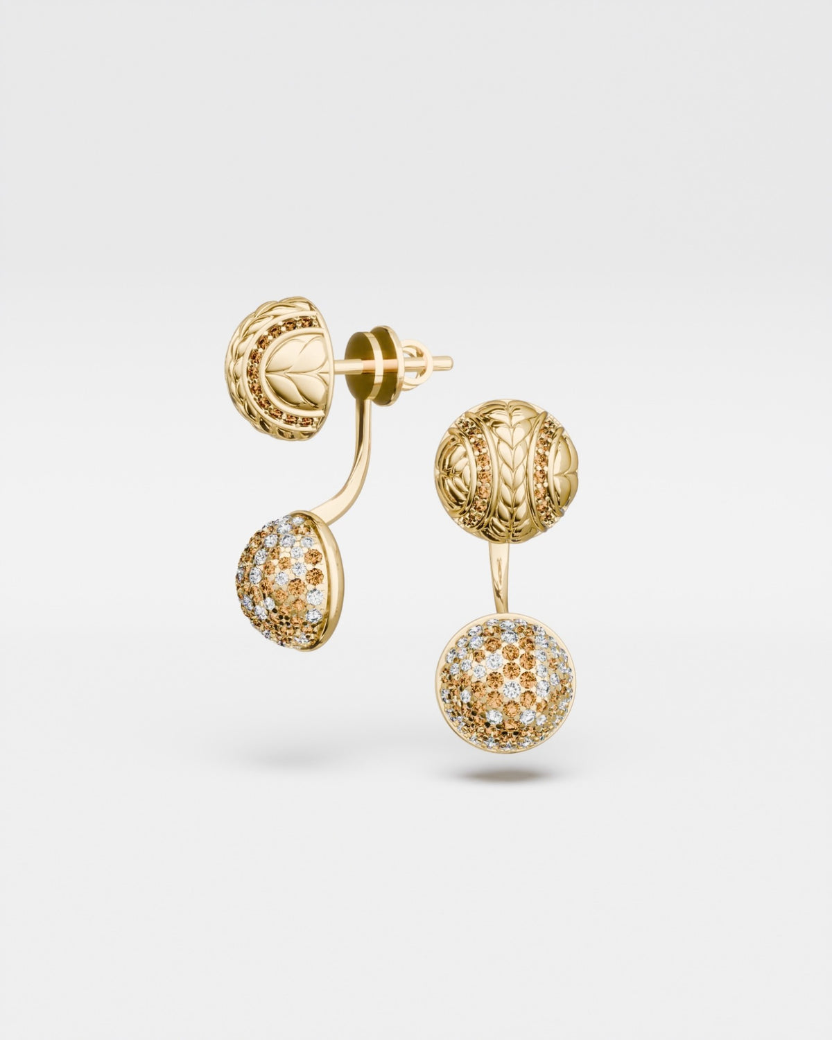 Tennis Ball Stud Earrings· Clay Court