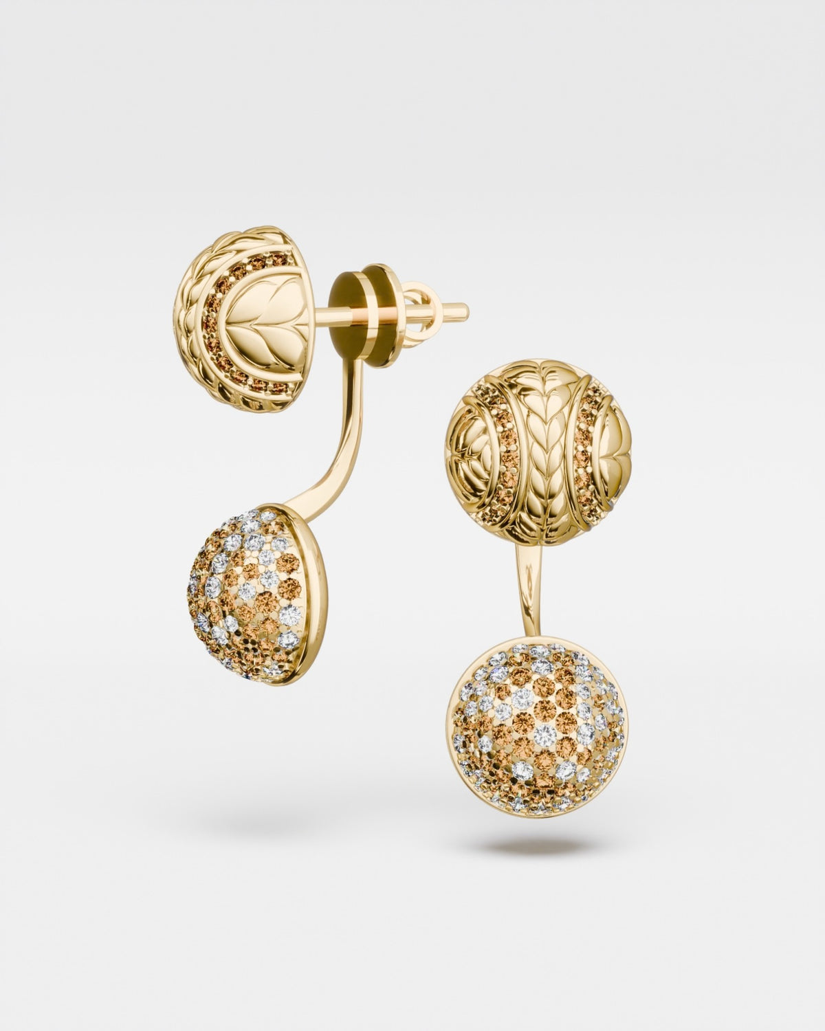 Tennis Ball Stud Earrings· Clay Court