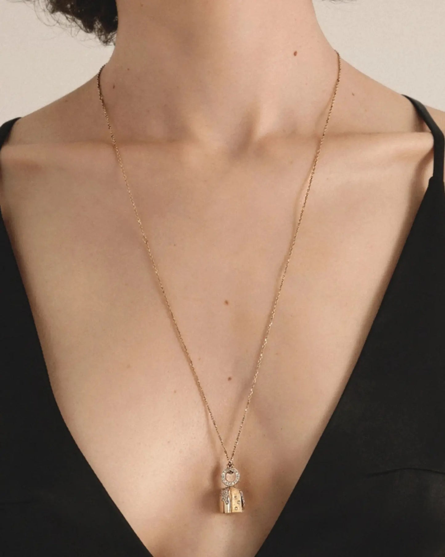 GOLD Easter Bread Pendant