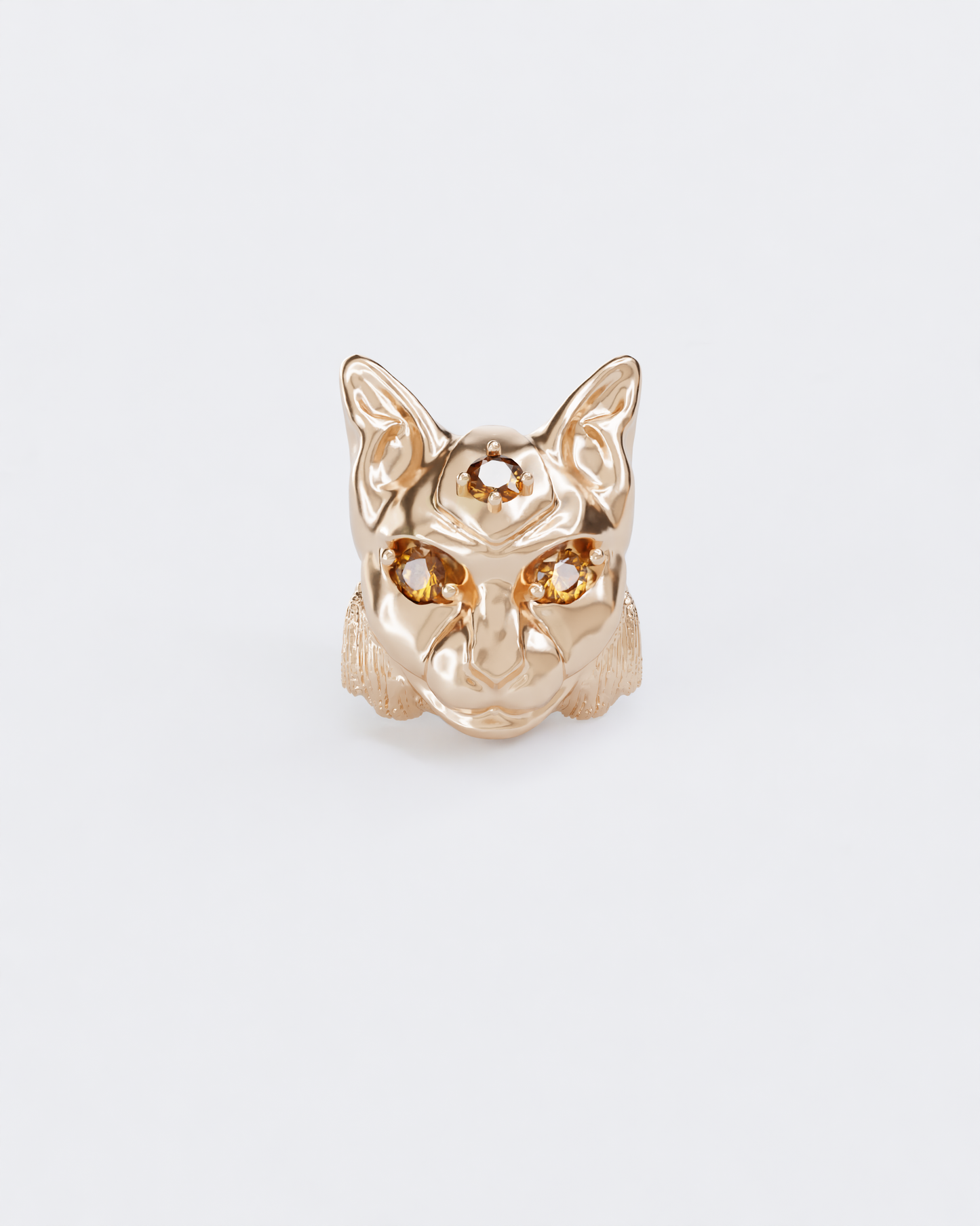 Gold brooch Lynx