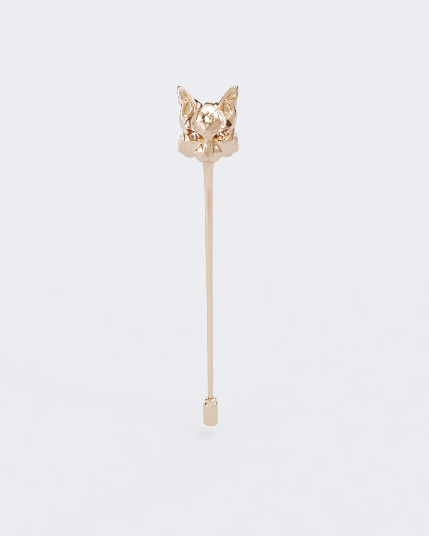 Gold brooch Lynx mini
