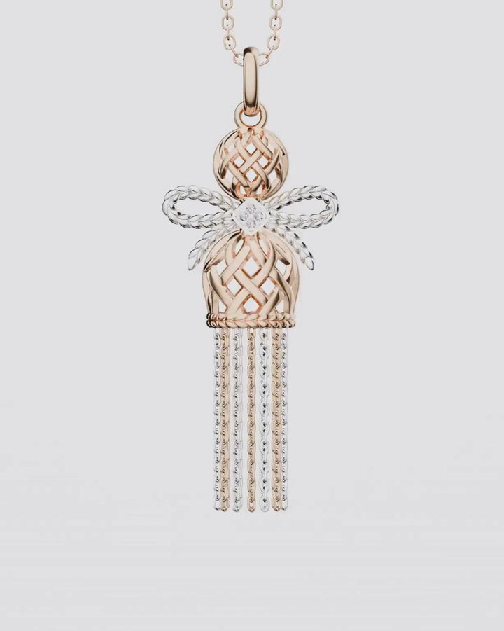 Woven Doll pendant