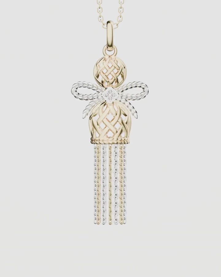 Woven Doll pendant